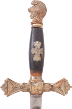 FINE KNIGHTS TEMPLAR SWORD C.1890’S