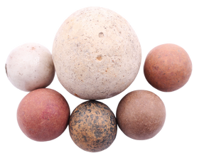 REVOLUTIONARY WAR CLAY MARBLES
