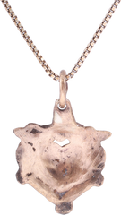 FINE VIKING HEART PENDANT NECKLACE, 900-1000 AD - Fagan Arms