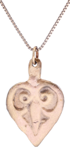 ANCIENT VIKING HEART PENDANT NECKLACE, 866-1067 AD