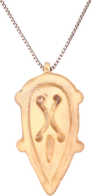 SCANDINAVIAN HEART PENDANT NECKLACE, 11TH-12TH CENTURY AD
