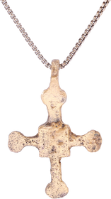 EUROPEAN CONVERT'S CROSS NECKLACE 9TH-10TH CENTURY