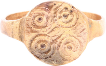 MEDIEVAL ANGLO-SAXON (ENGLISH) RING, SIZE 10 1/2