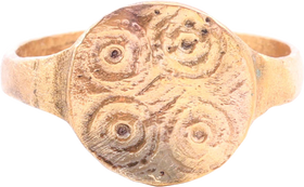 MEDIEVAL ANGLO-SAXON (ENGLISH) RING, SIZE 10 1/2