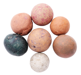 REVOLUTIONARY WAR CLAY MARBLES