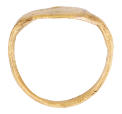 ROMAN SIGNET RING, C.100-450 AD, SIZE 7 ¾ - Fagan Arms