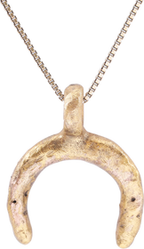 VIKING LUNAR PENDANT NECKLACE, C.900-1000 AD