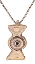 ROMAN LEGIONARY’S SWORD BELT MOUNT NECKLACE MID 4TH CENTURY AD
