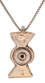 ROMAN LEGIONARY’S SWORD BELT MOUNT NECKLACE MID 4TH CENTURY AD