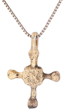 EUROPEAN CONVERT'S CROSS NECKLACE 9TH-10TH CENTURY