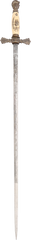 KNIGHTS TEMPLAR SWORD, LATE 19TH CENTURY