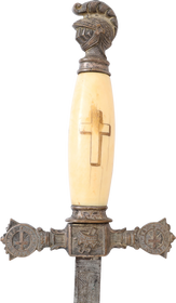 KNIGHTS TEMPLAR SWORD, LATE 19TH CENTURY
