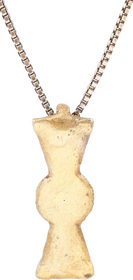 ROMAN LEGIONARY’S SWORD BELT MOUNT NECKLACE, MID-LATE 4TH CENTURY AD