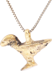 ANCIENT ROMAN PARROT PENDANT 2ND-5TH CENTURY AD - Fagan Arms