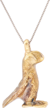 ANCIENT ROMAN PARROT PENDANT NECKLACE, 2ND-5TH CENTURY AD