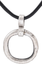 CELTIC FUNERARY PROSPERITY RING NECKLACE, C.400-100 BC
