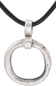 CELTIC FUNERARY PROSPERITY RING NECKLACE, C.400-100 BC