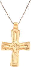 BYZANTINE CROSS PENDANT NECKLACE 6TH-8TH CENTURY AD