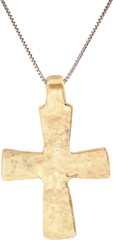 BYZANTINE CROSS PENDANT NECKLACE 6TH-8TH CENTURY AD - Fagan Arms