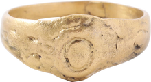 EUROPEAN BETROTHAL RING 16TH-17TH CENTURY, SIZE 8