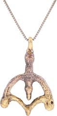 FINE ANCIENT VIKING LUNAR PENDANT NECKLACE 10TH-EARLY 11TH CENTURY - Fagan Arms