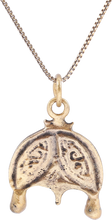 FINE VIKING LUNAR PENDANT NECKLACE, 10TH-11TH CENTURY AD