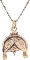 FINE VIKING LUNAR PENDANT NECKLACE, 10TH-11TH CENTURY AD - Fagan Arms