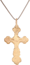 ELEGANT EASTERN EUROPEAN CHRISTIAN CROSS, 18TH-19TH CENTURY