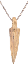 ROMAN TRIANGULAR ARROWHEAD NECKLACE, 100BC-100AD