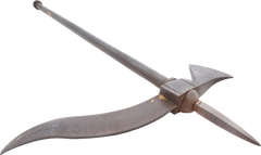 RARE INDOPERSIAN BATTLE AXE, 18TH CENTURY - Fagan Arms
