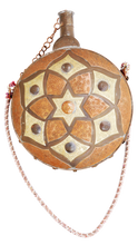 MOROCCAN POWDER FLASK LATE 19TH CENTURY