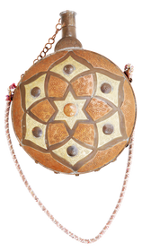 MOROCCAN POWDER FLASK LATE 19TH CENTURY
