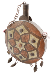 MOROCCAN POWDER FLASK LATE 19TH CENTURY - Fagan Arms