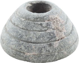 FINE EGYPTIAN SPINDLE WHORL 1ST-3RD CENTURY AD