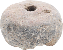 EGYPTIAN SPINDLE WHORL, PREDYNASTIC BEFORE 2200 BC