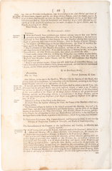ACTUAL PAGE PRINTED BY BENJAMIN FRANKLIN IN 1752 - Fagan Arms