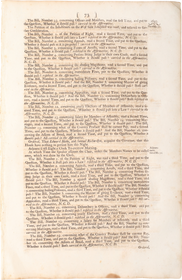 ACTUAL PAGE PRINTED BY BENJAMIN FRANKLIN IN 1752
