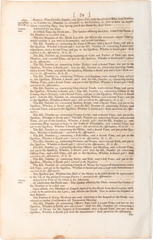 ACTUAL PAGE PRINTED BY BENJAMIN FRANKLIN IN 1752 - Fagan Arms