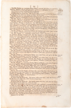 ACTUAL PAGE PRINTED BY BENJAMIN FRANKLIN IN 1752