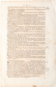 ACTUAL PAGE PRINTED BY BENJAMIN FRANKLIN IN 1752