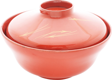 FINE JAPANESE LACQUERED BOWL AND COVER, C.1880