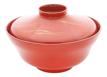 FINE JAPANESE LACQUERED BOWL AND COVER, C.1880