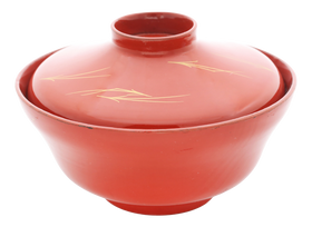 FINE JAPANESE LACQUERED BOWL AND COVER, C.1880