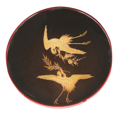 JAPANESE LACQUERED BOWL, OWAN, MEIJI PERIOD, 1868-1912 - Fagan Arms