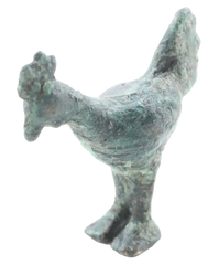 ROMAN BRONZE FIGURE OF A ROOSTER C.100-350 AD - Fagan Arms
