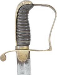RARE AMERICAN WAR OF 1812 LIGHT CAVALRY FLANK OFFICER SWORD - Fagan Arms