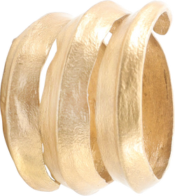 FINE VIKING COIL RING 850-1050 AD, SIZE 10 3/4
