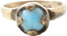 MEDIEVAL EUROPEAN RING, C.14TH-15TH CENTURY, SIZE 5 1/4