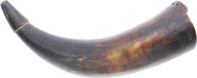 REVOLUTIONARY WAR POWDER HORN C.1770