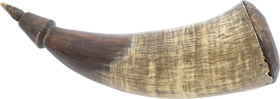 REVOLUTIONARY WAR POWDER HORN C.1770